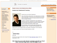Tablet Screenshot of jedinat-zauberschule.de